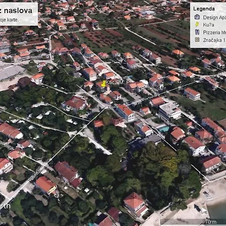 Pensjonat In With Balcony, Air Conditioning, Wifi 5188-6 Sukošan